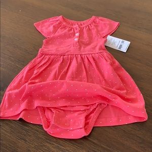 Carters Dress with bodysuit attached
